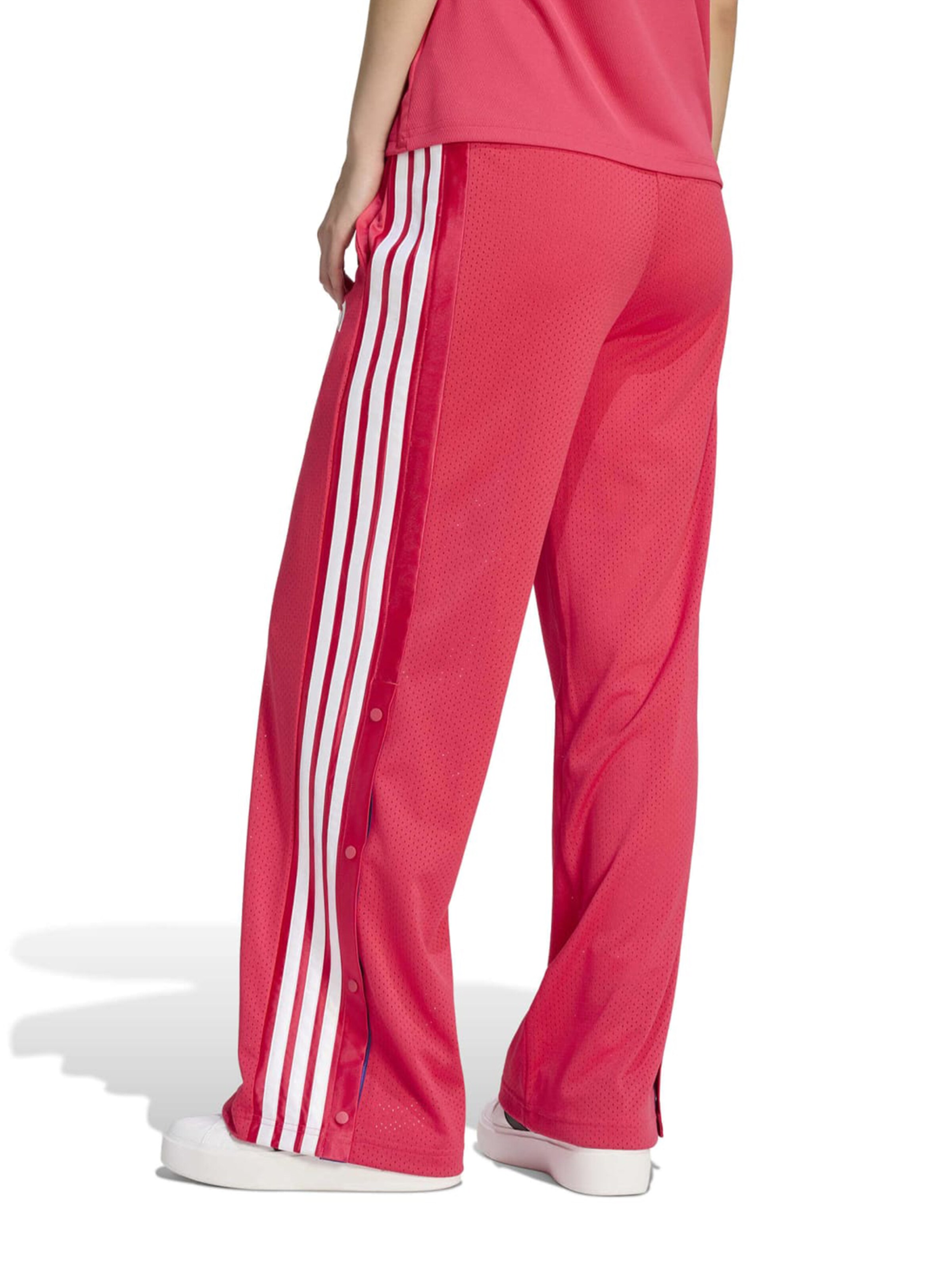 ADIDAS SPORTSWEAR Wide leg Παντελόνι φόρμας 'Stadium' σε ροζ