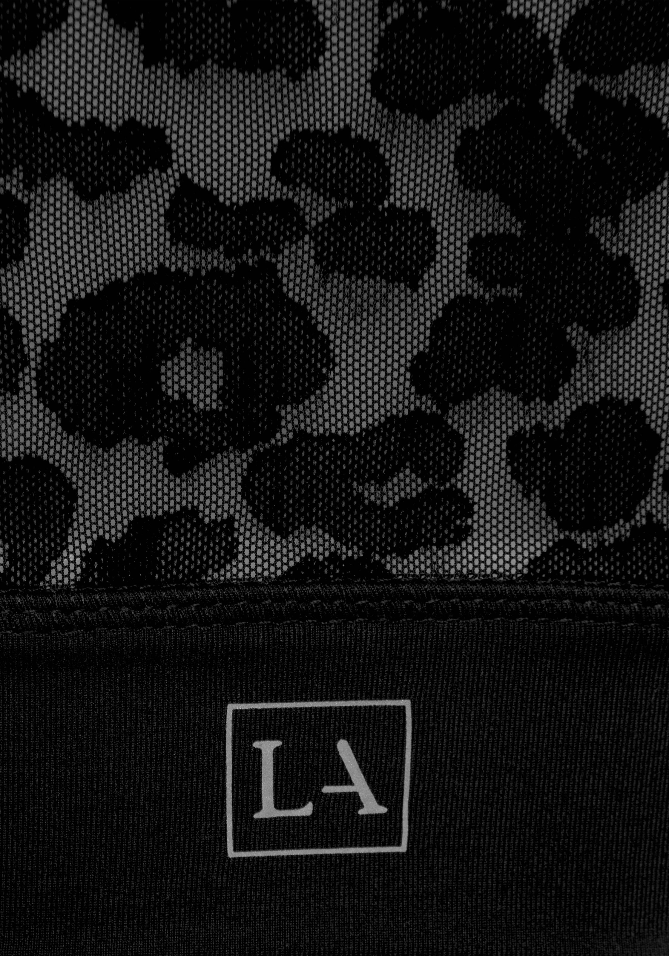 LASCANA ACTIVE Спортивный топ в Черный