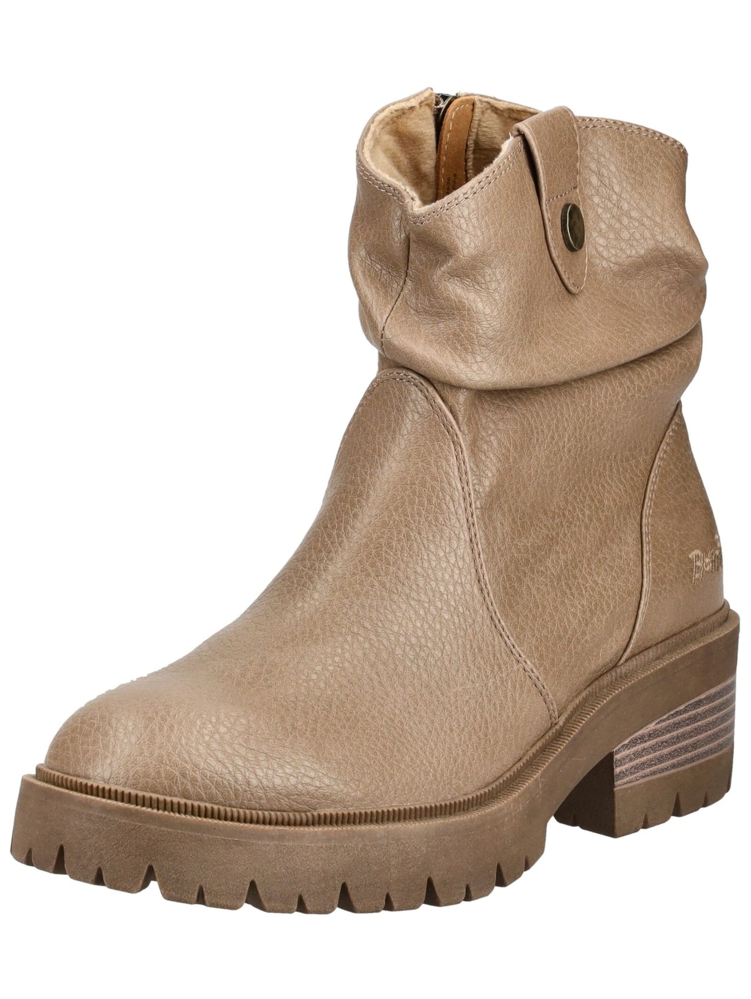 Bottines Blowfish Malibu en beige : devant