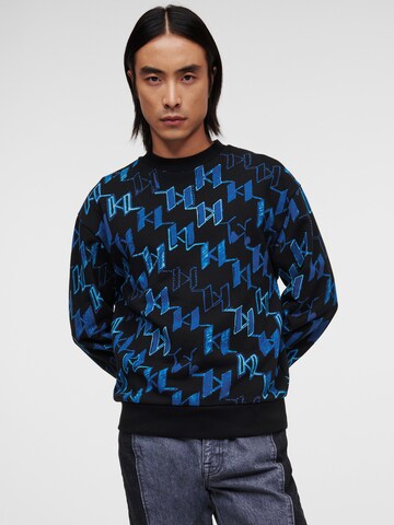 Karl Lagerfeld - Sweatshirt em azul: frente