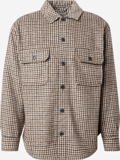 Marškiniai 'JJEBRADLEY OLLIE' iš JACK & JONES, spalva – kapučino spalva / tamsiai ruda / balta, Prekių apžvalga