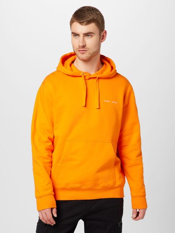 Samsøe Samsøe - Sweatshirt 'Norsbro' em laranja: frente