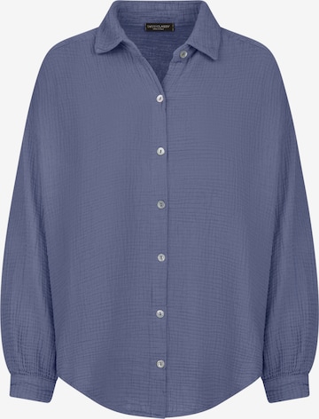 SASSYCLASSY Blouse in Blue: front