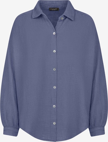 SASSYCLASSY Bluse in Blau: predná strana