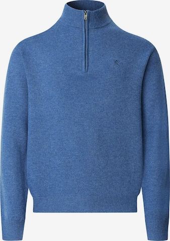 Pull-over Hackett London en bleu : devant