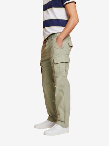 Regular Pantalon cargo ESPRIT en vert