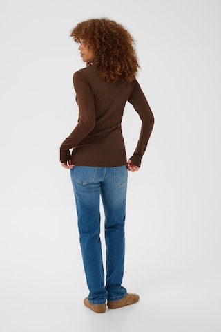 Pull-over 'Astrid' Kaffe en marron