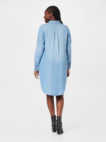 Vero Moda Curve Košilové šaty 'Sila' – modrá