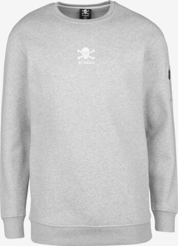 FC St. Pauli Sweatshirt in Grey: front