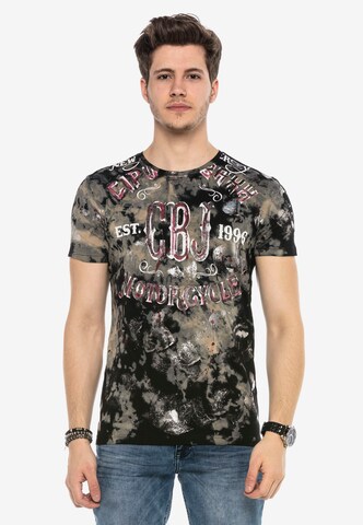 CIPO & BAXX Shirt 'CBJ MOTOR BIKE' in Gemengde kleuren: voorkant