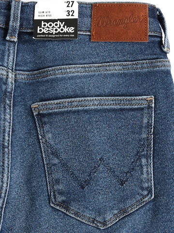 Coupe slim Jean 'SLIM' WRANGLER en bleu
