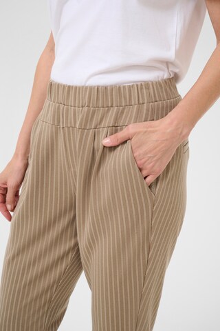 Cream Slimfit Broek 'Anett' in Beige