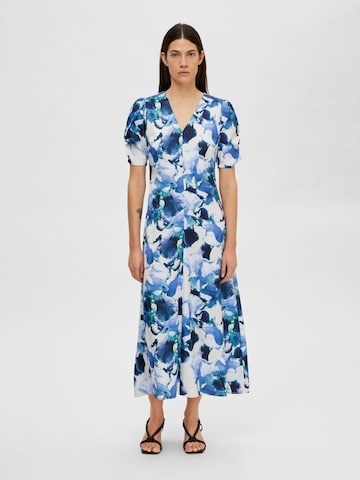 SELECTED Dress 'Rachelle' in Blue