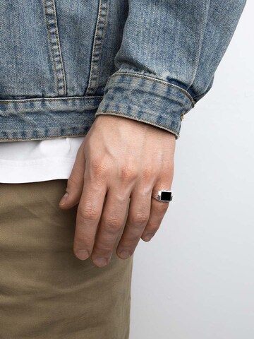 warpedsense Ring 'Onyx' in Silver