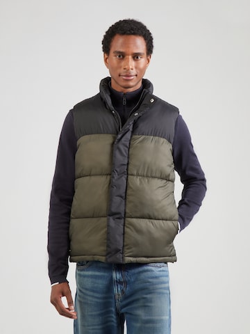 JACK & JONES Жилетка 'JCOUNION' в Зеленый: спереди