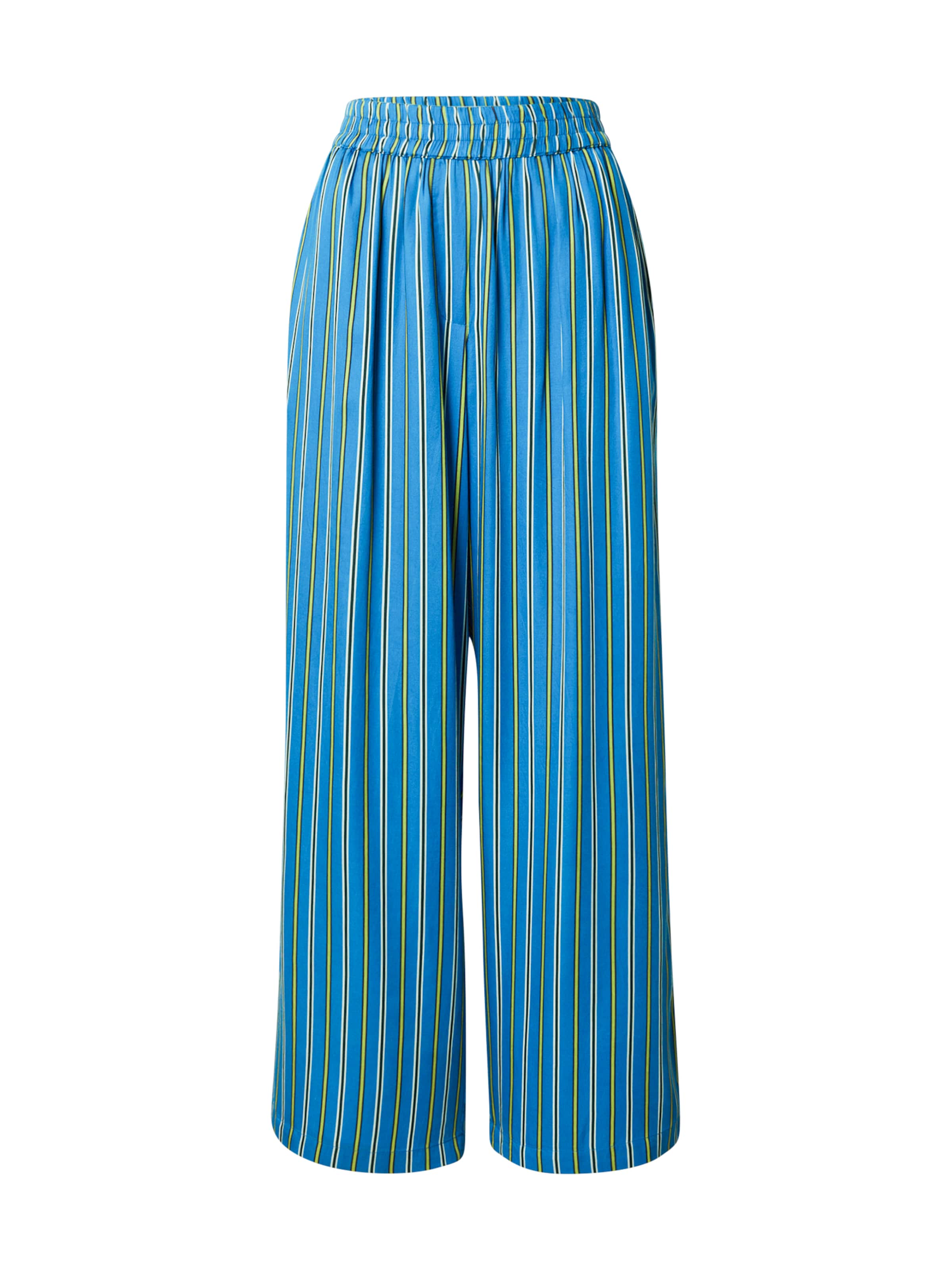FRNCH PARIS Wide leg Broek 'Rani' in Blauw: voorkant