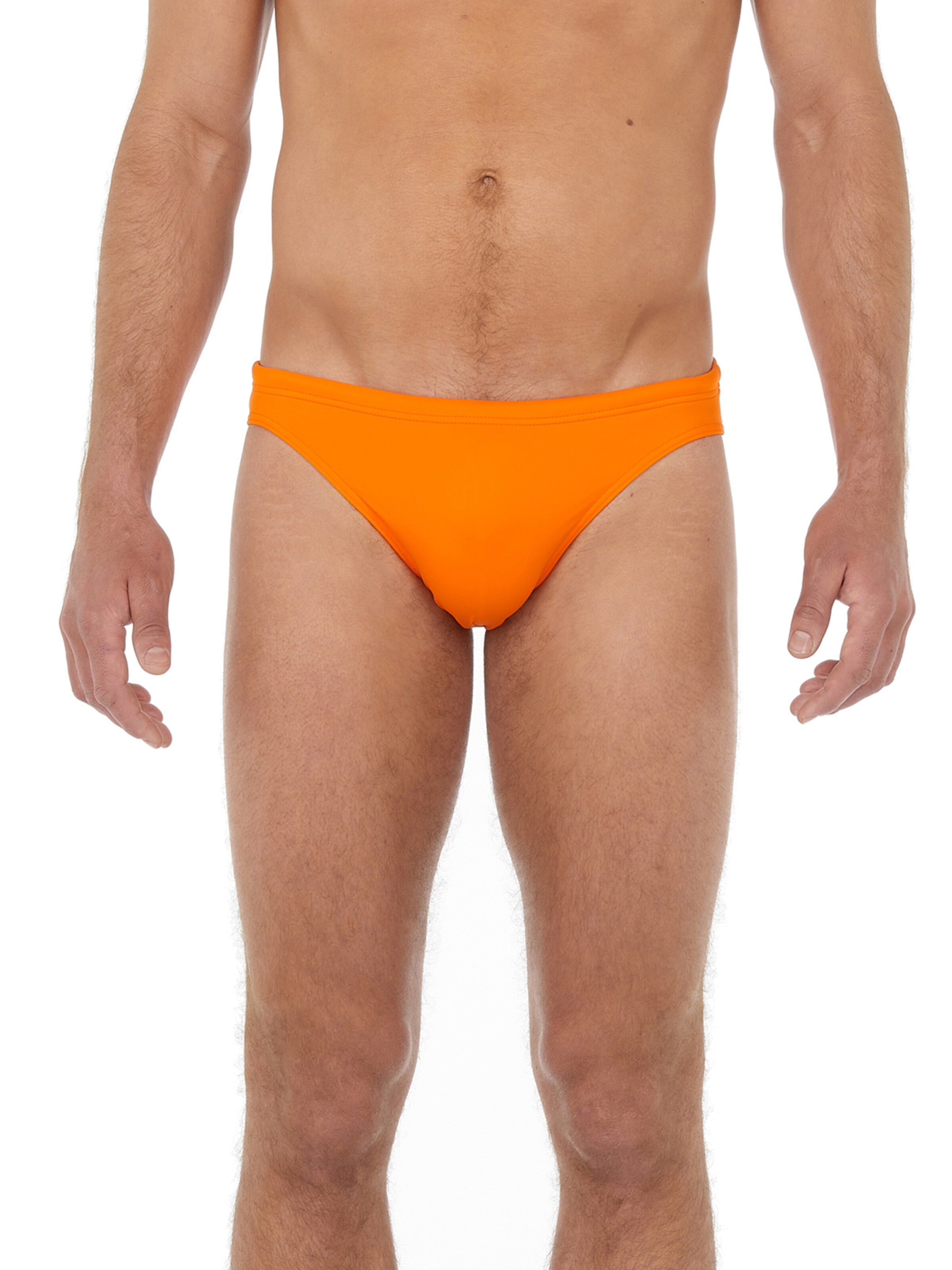HOM Swim Micro Briefs 'Sea Life' in Orange: Vorderseite