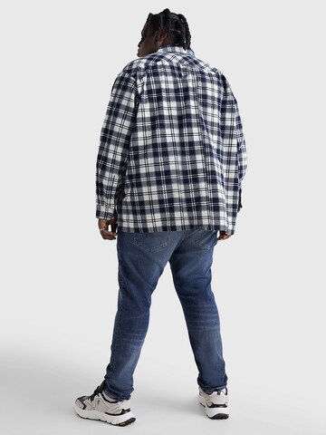 Tommy Jeans Plus Comfort Fit Hemd in Blau