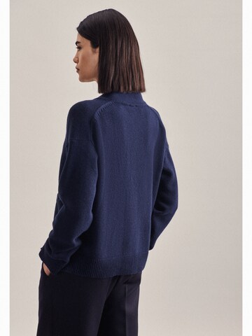 SEIDENSTICKER Strickjacke in Blau