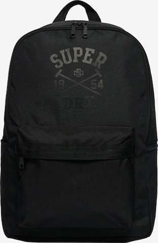 Superdry & Co Rucksack 'Heritage' in Schwarz: Vorderseite