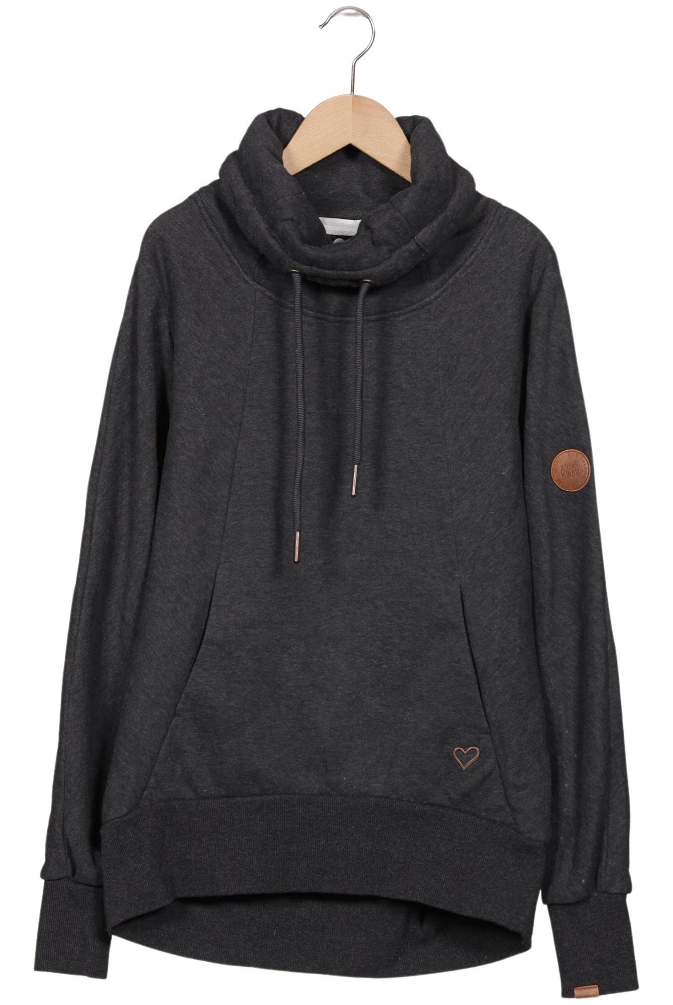 alife & kickin Sweatshirt & Zip-Up Hoodie in M in Grey: front