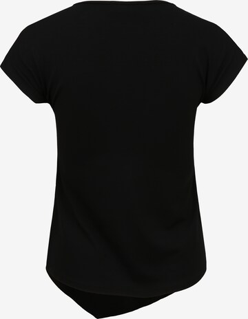 Doris Streich Shirt mit asymmetrischem Saum in Schwarz