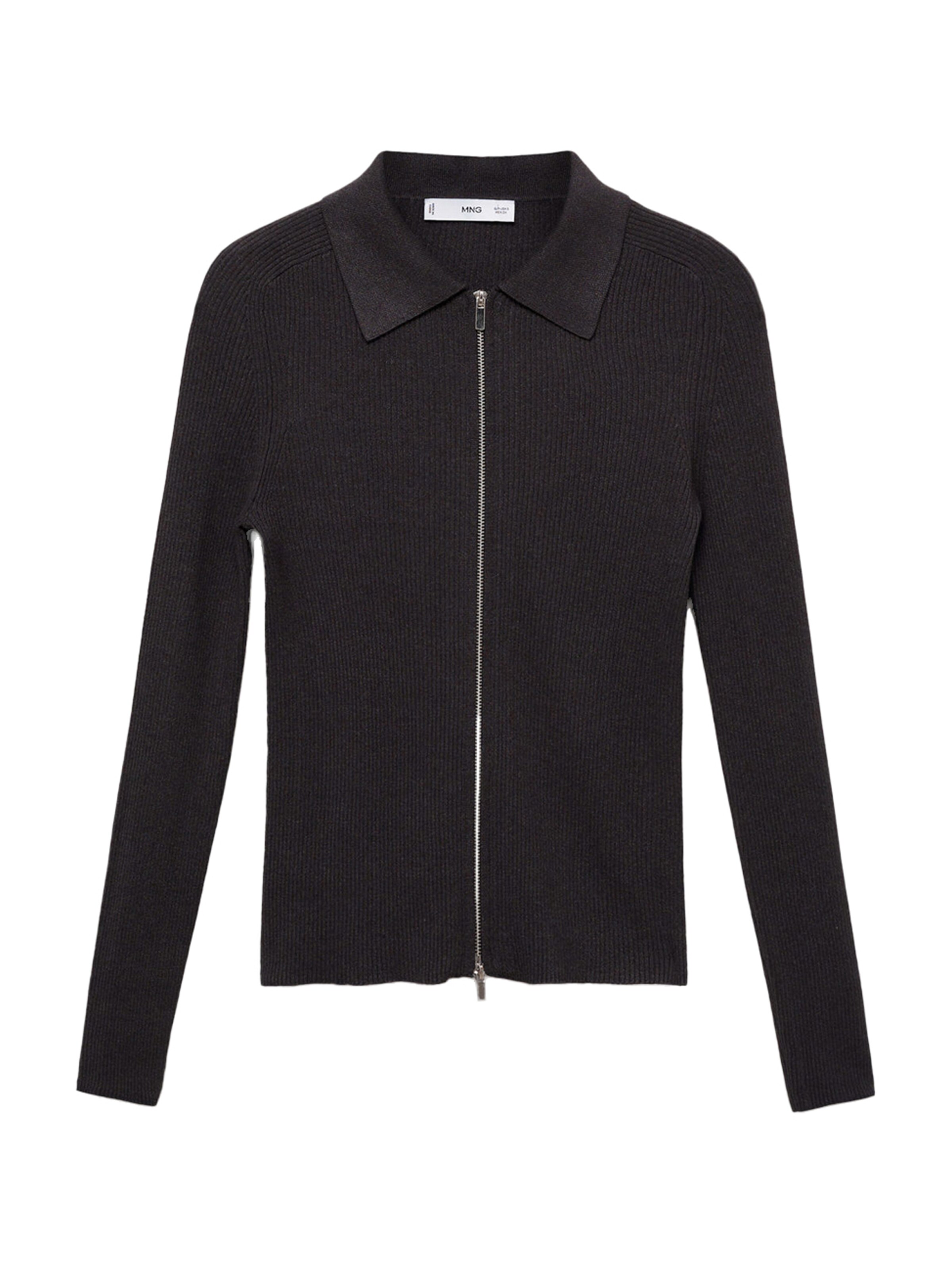 MANGO Kardigán 'Bae' - szürke: elől