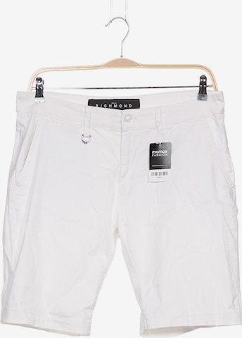 John Richmond Shorts in 32 in White: front