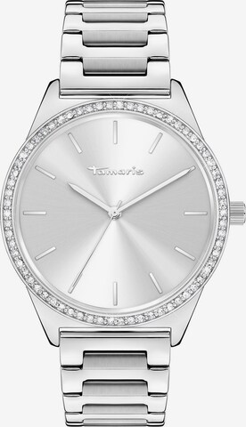 TAMARIS - Reloj analógico en plata: frente