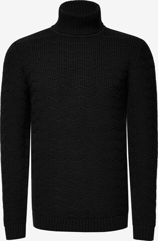Rusty Neal Pullover in Schwarz: Vorderseite