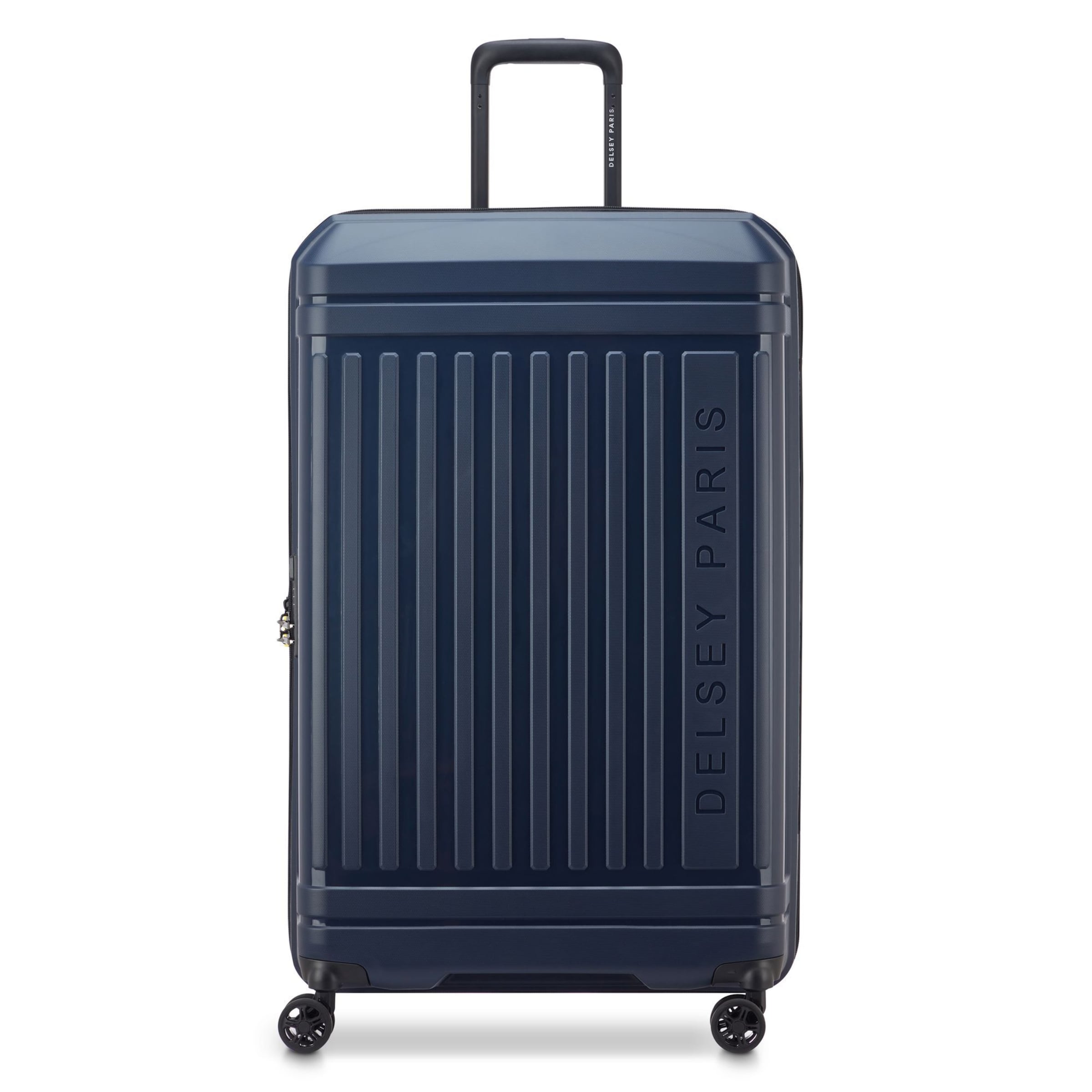 Trolley 'Lutece' di Delsey Paris in blu: frontale