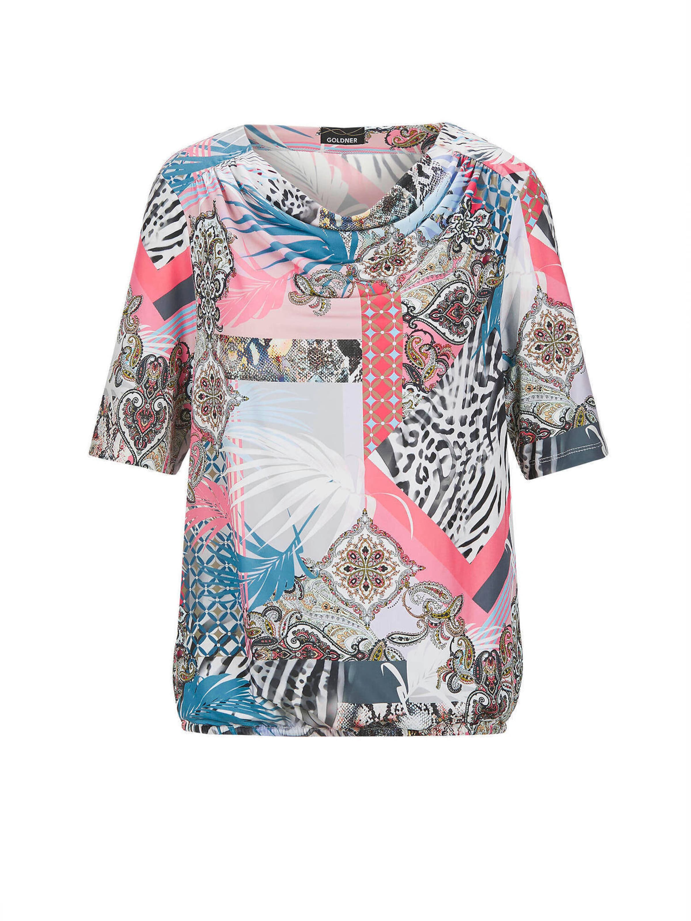 Goldner Chemisier en turquoise / corail / rose / noir / blanc, Vue avec produit