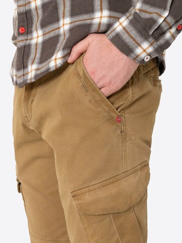 TIMEZONE Regular Cargohose 'Niklas' in Braun