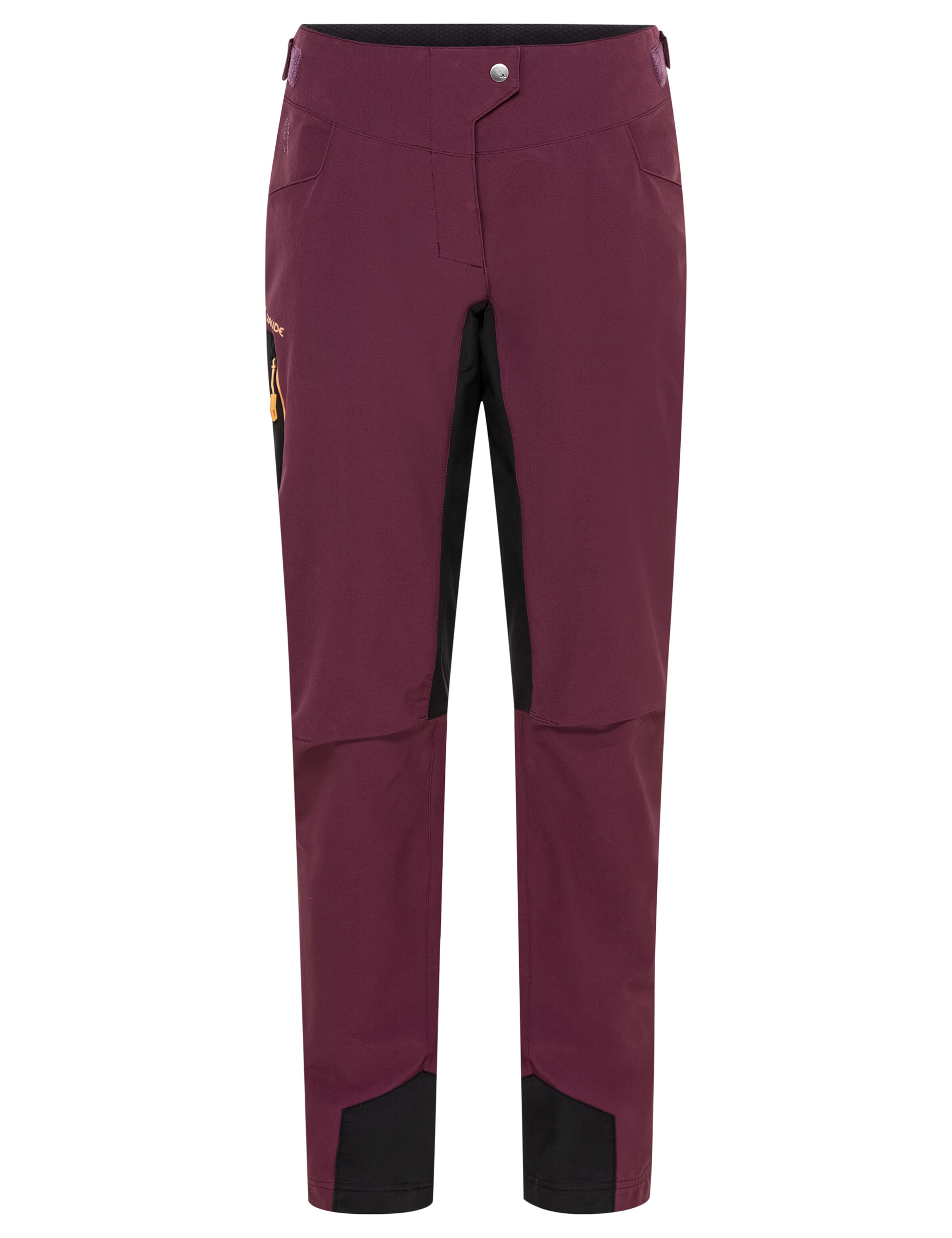 VAUDE Regular Outdoor trousers 'Qimsa' in Red: front