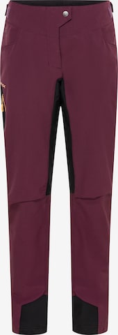 VAUDE Outdoor trousers 'Qimsa' in Red: front