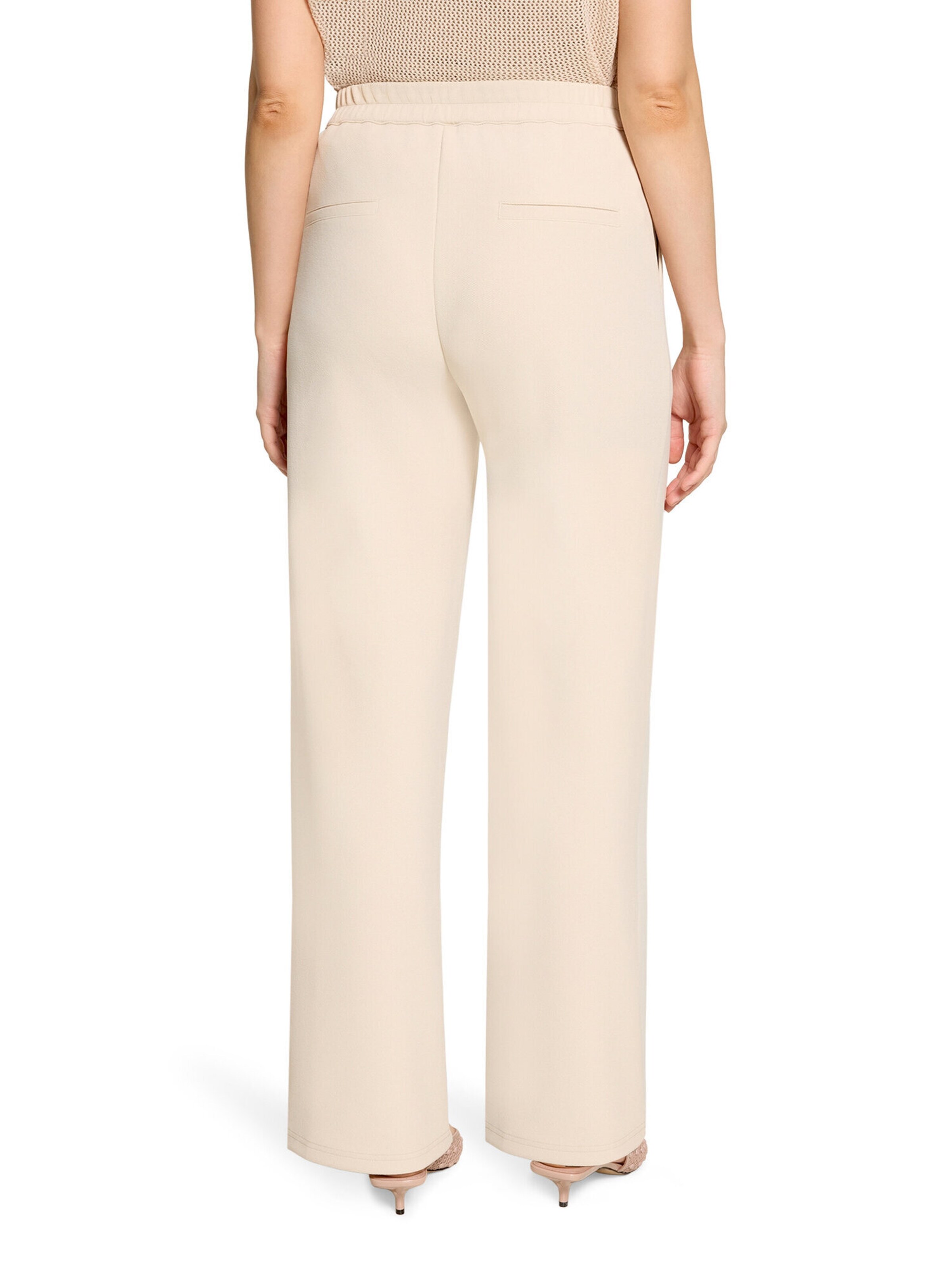 Betty Barclay Loosefit Marlene-Hose unifarben in Beige