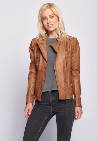 Maze Between-Season Jacket 'Sally' in Brown: front