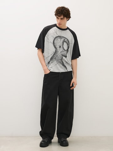 Maglietta di Bershka in nero: frontale