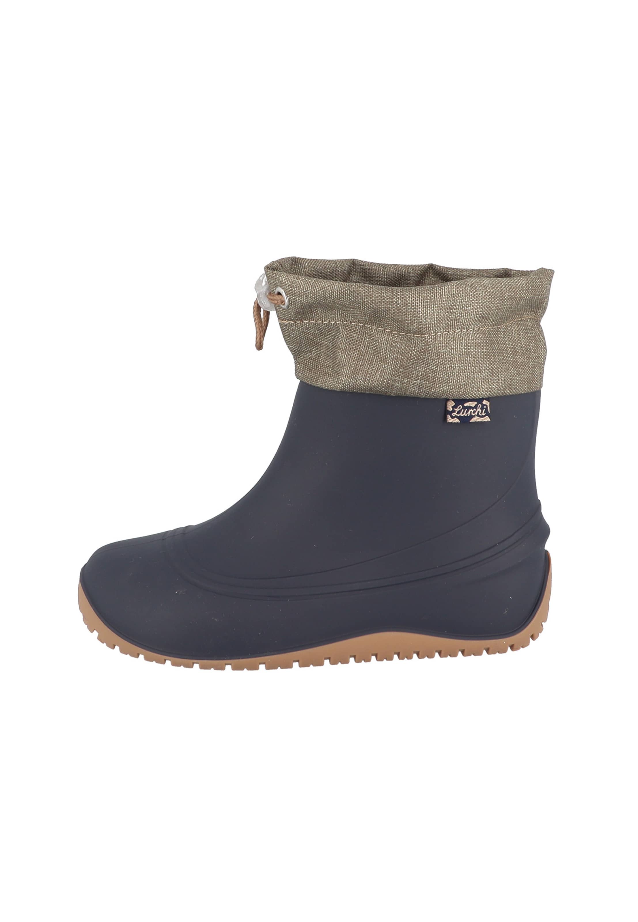 Bottes en caoutchouc 'Polar' LURCHI en bleu : devant