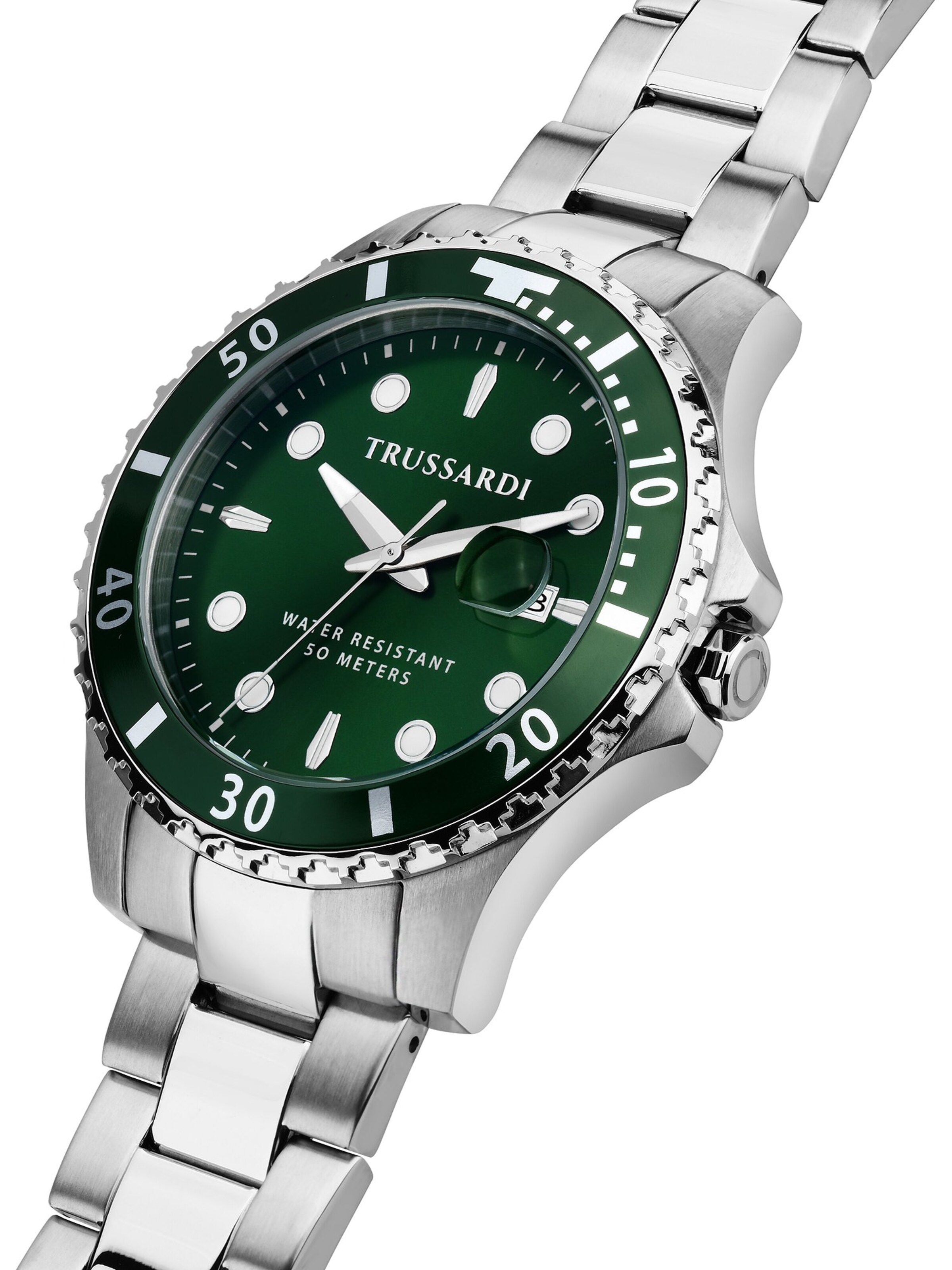 Trussardi Analog Watch in Silver