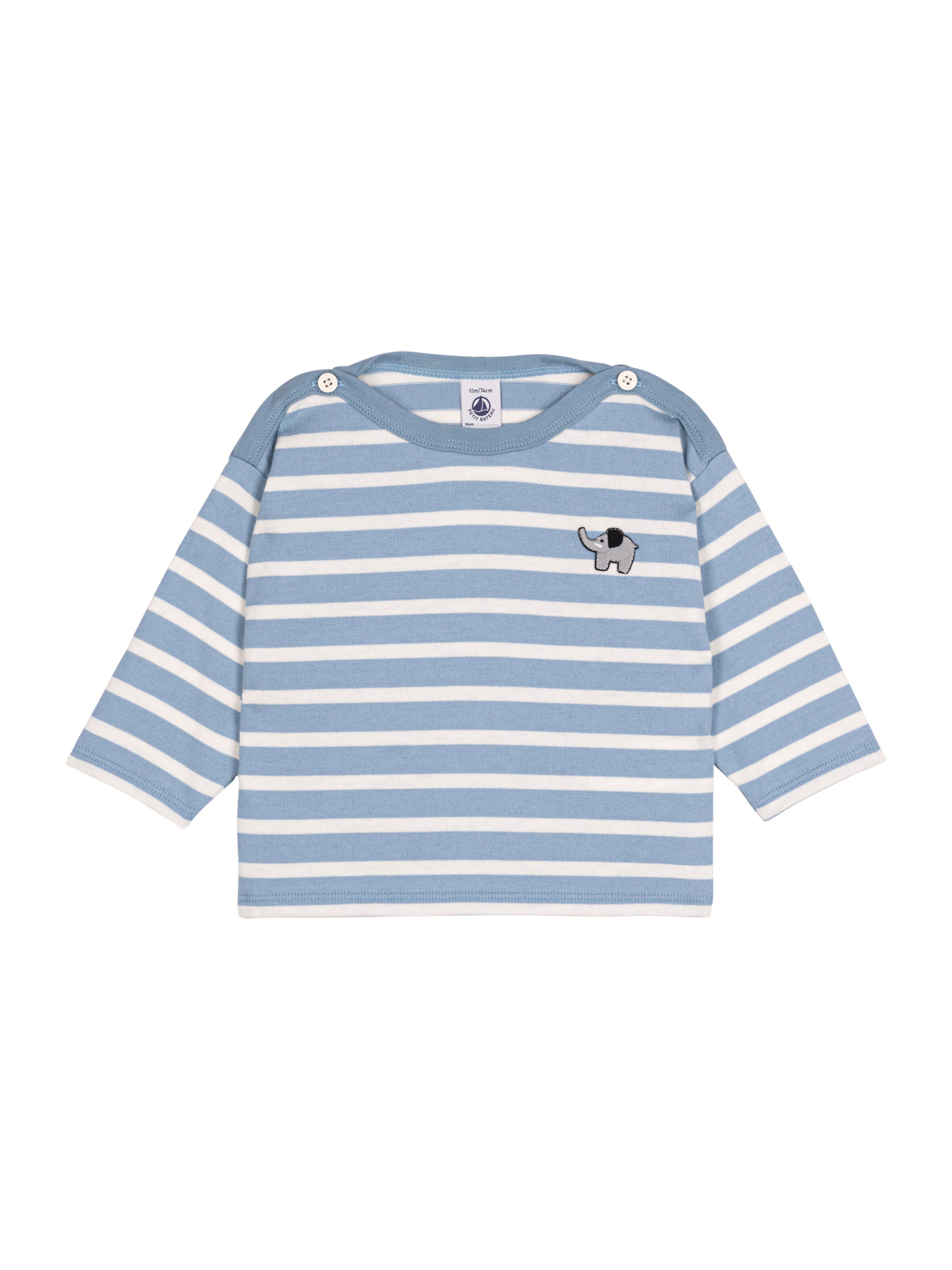 PETIT BATEAU Тениска в синьо: отпред