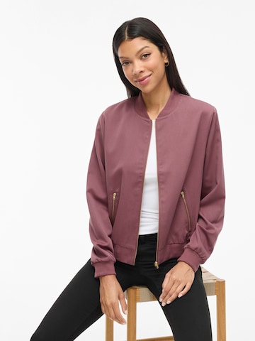 VILA Klederdrachtjas 'Bomberjacke' in Lila: voorkant