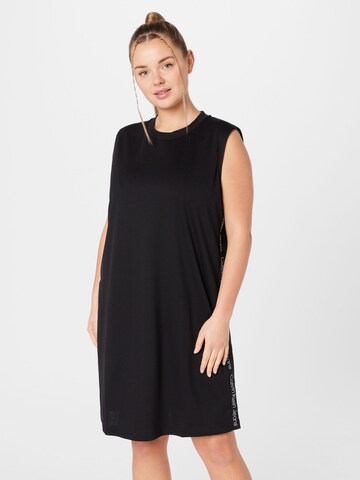 Calvin Klein Jeans Curve Dress in Black: front