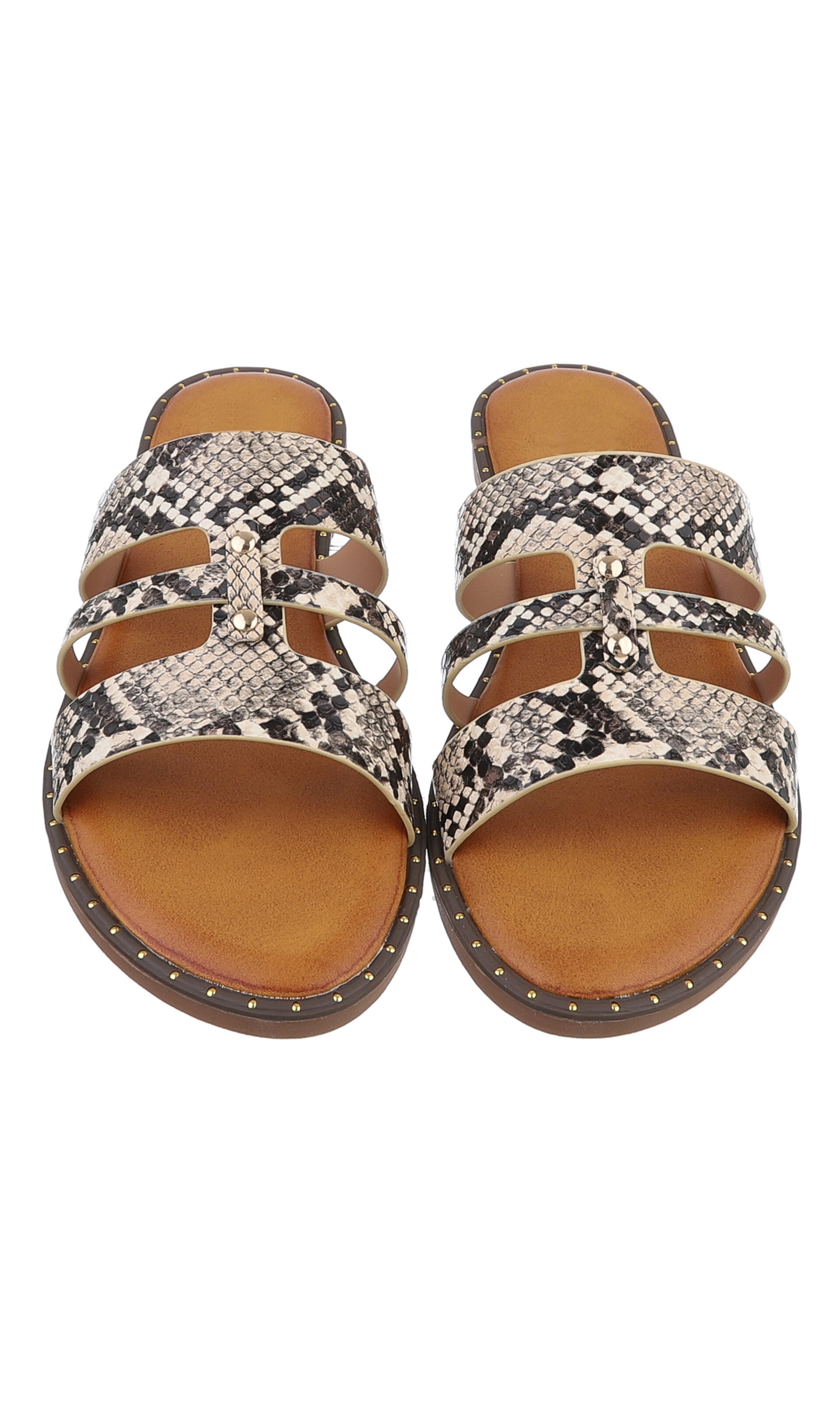Ital-Design Pantolette in Grau