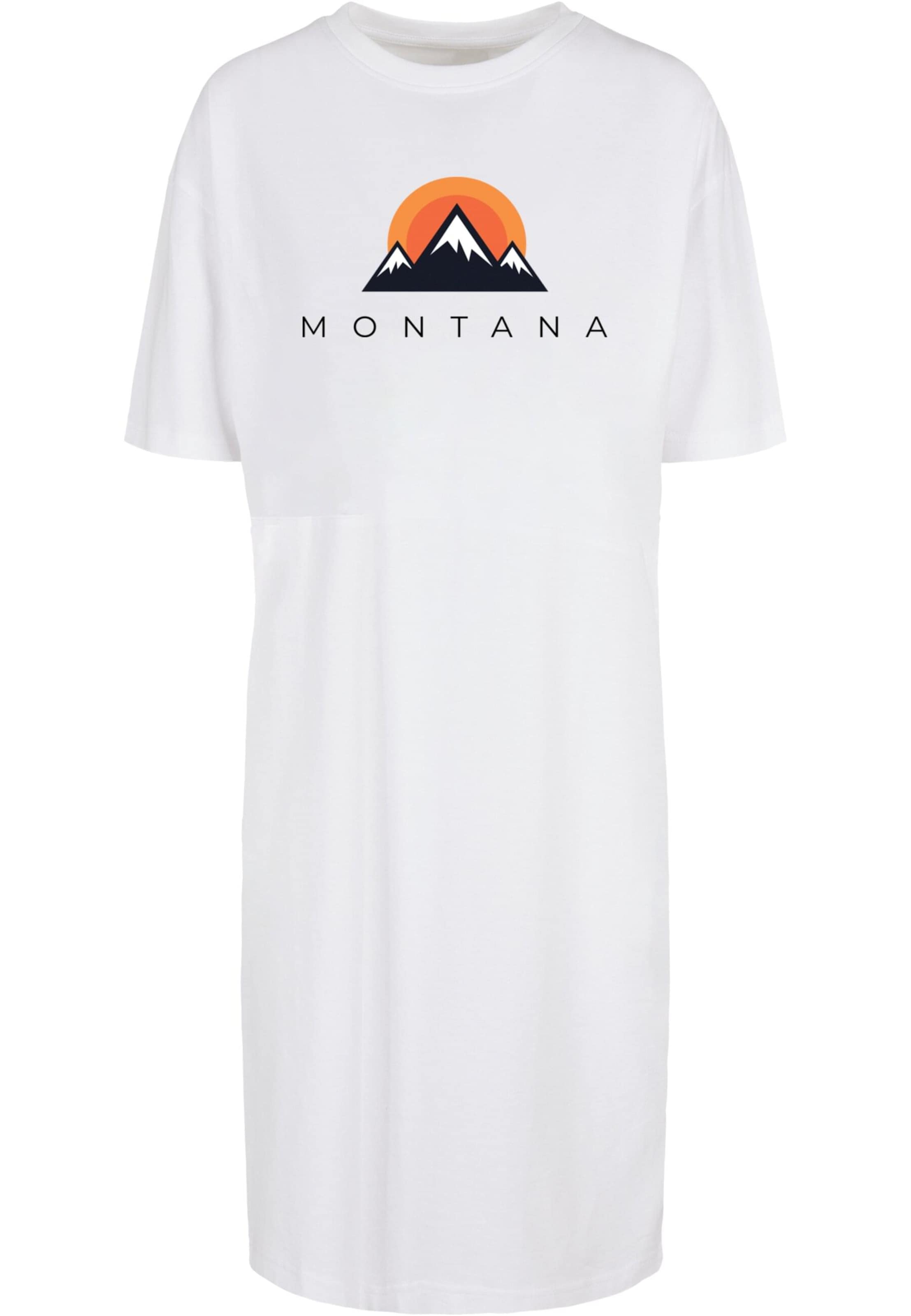 Merchcode Jurk 'Montana' in Wit: voorkant