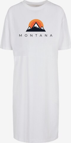 Robe 'Montana' Merchcode en blanc : devant