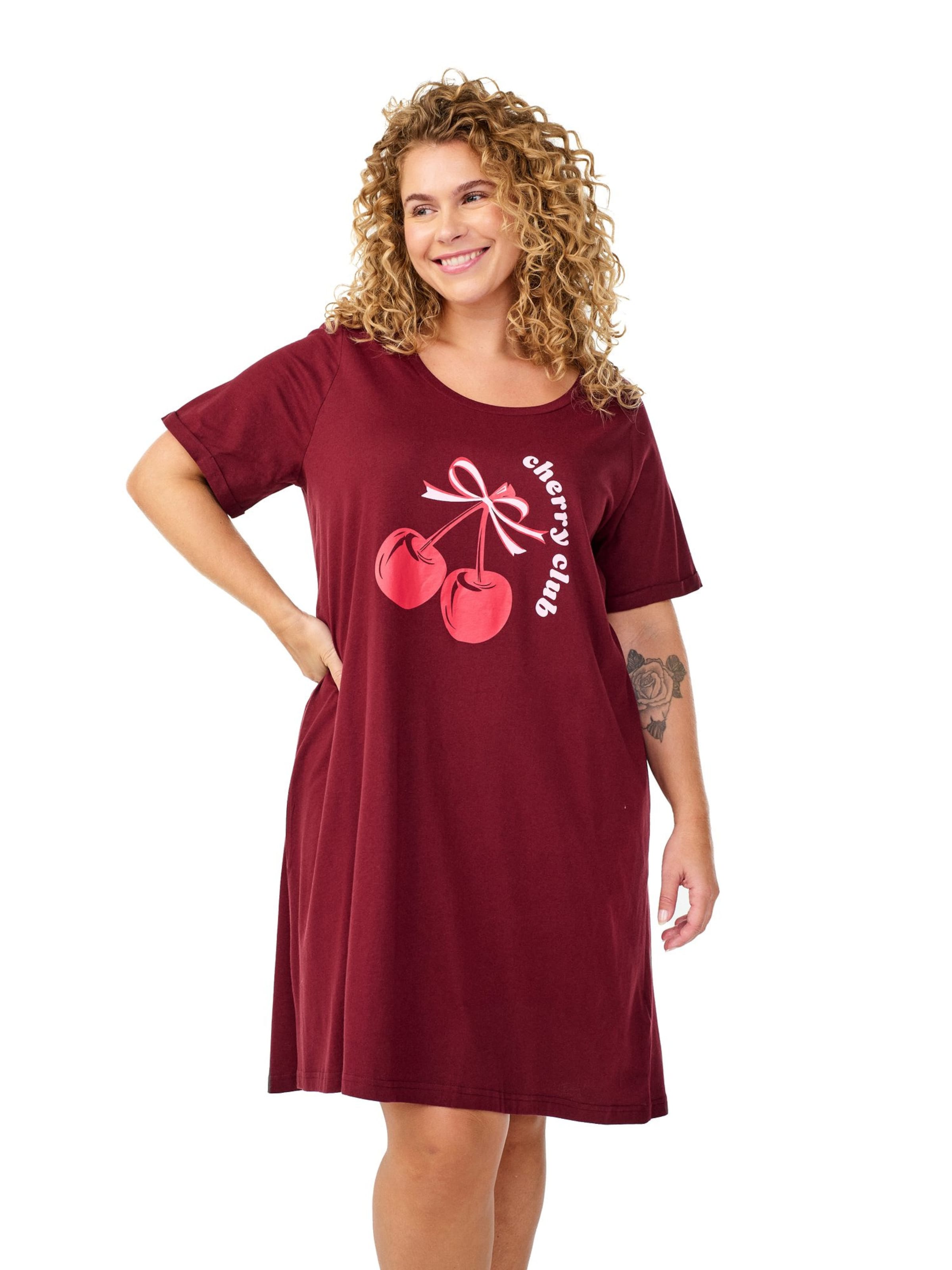 Robe 'Mally' Zizzi en rouge : devant