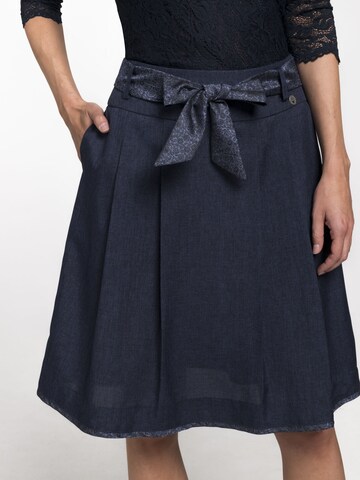 SPIETH & WENSKY Traditional skirt 'Babsi' in Blue
