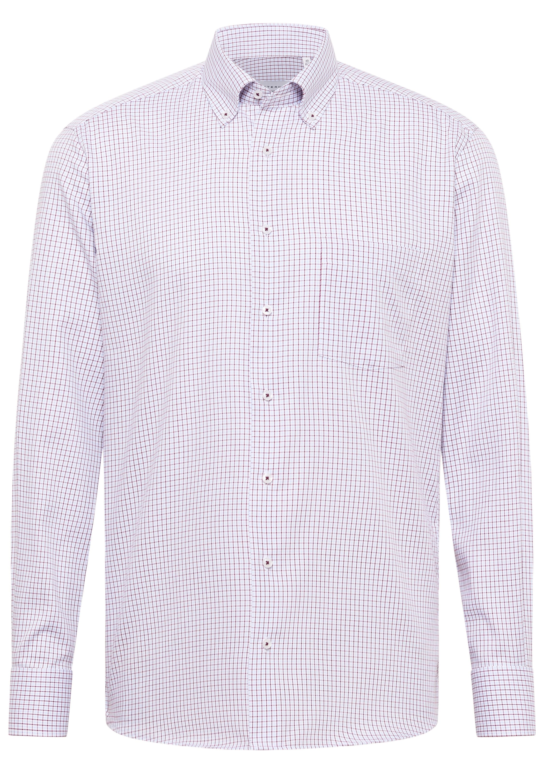 ETERNA Regular fit Business shirt in White: front