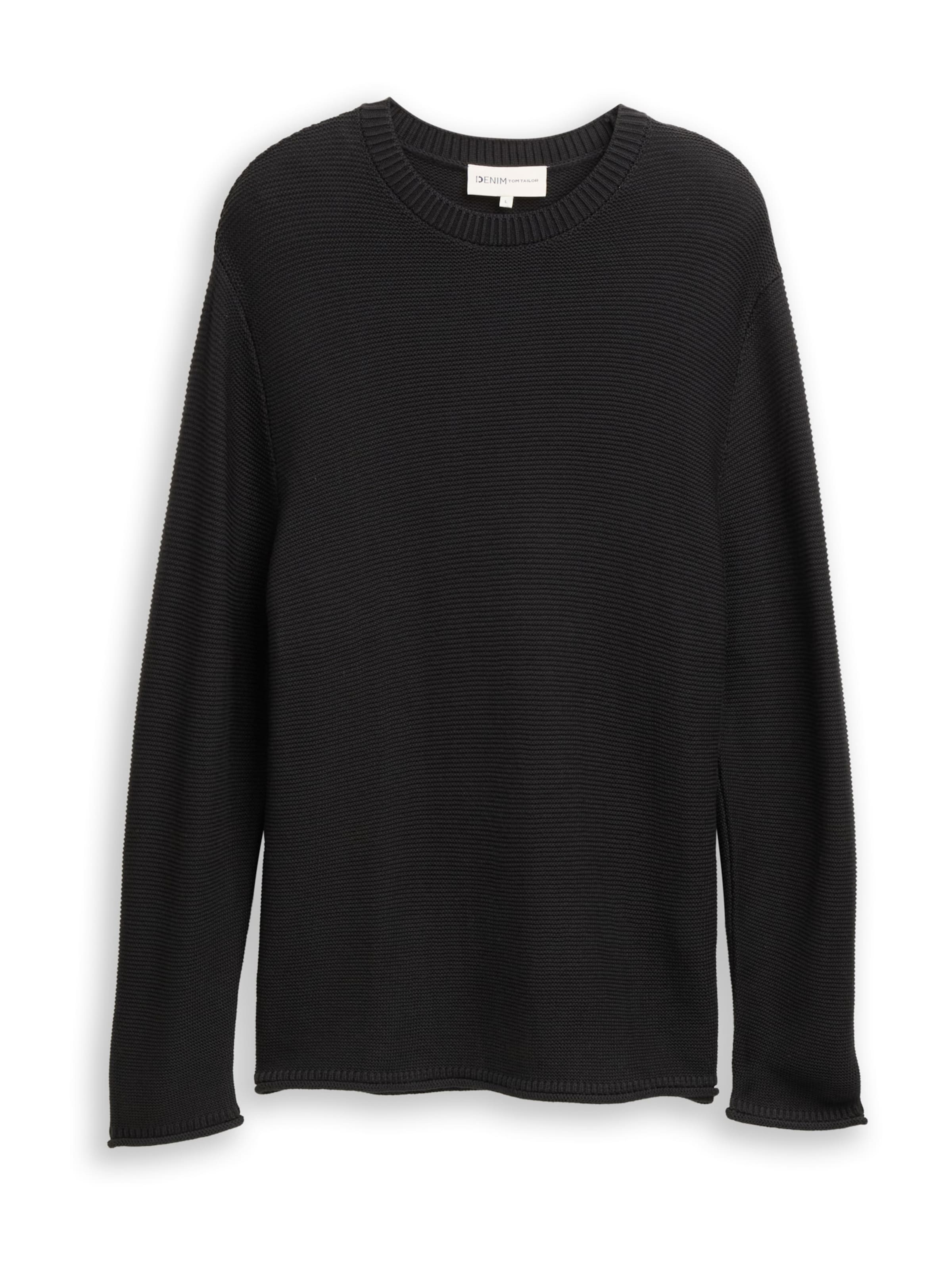 Pulover de la TOM TAILOR DENIM pe gri: față